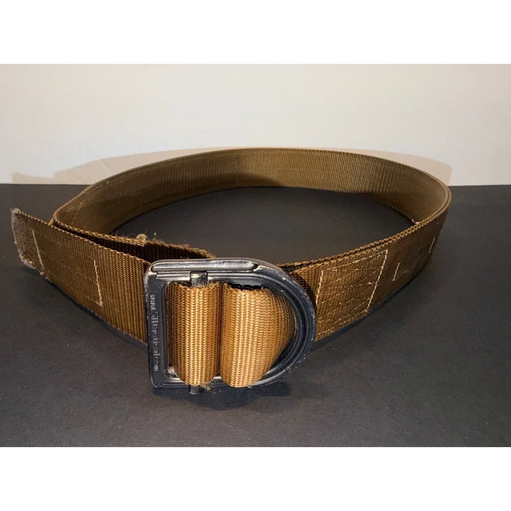 5.11 Tactical Trainer Belt Coyote Tan Nylon D-Ring 1.5